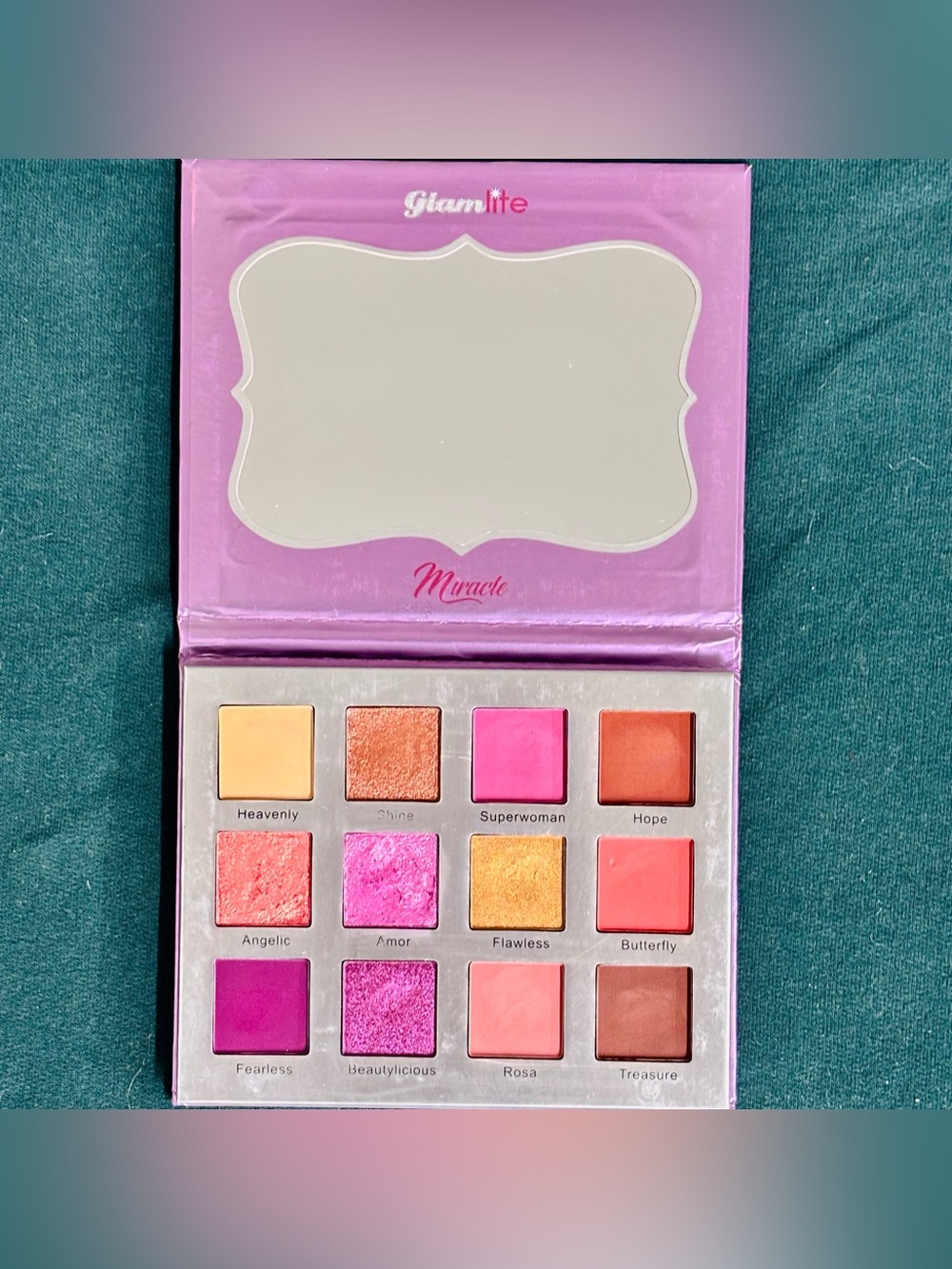 Glamlite Miracle Palette -12 pan palette- creamy, silky textures. Discontinued